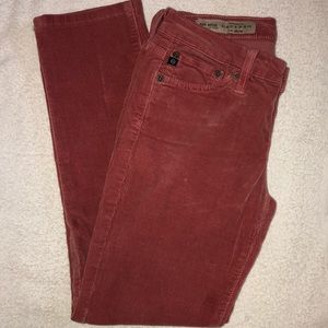 Adriano Goldschmeid (AG)  Corduroy Cigarette Stilt